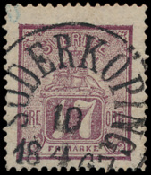 N° 14 '17 öre Lila' Tanding Rechts Wat O - Used Stamps