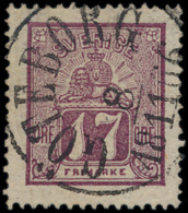 N° 14 '17 öre Lila' Tanding Rechts Wat O - Used Stamps