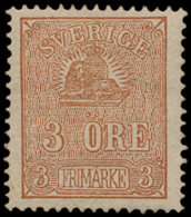 N° 12a '3 öre Bister, Type I' Ongebruikt - Used Stamps