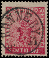 N° 11 '50 öre Karmijn' Met Prachtige Cen - Used Stamps