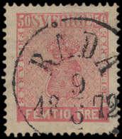 N° 11 '50 öre Lichtkarmijn' Met Prachtig - Used Stamps