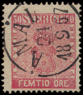 N° 11 '50 öre Karmijn' Met Prachtige Cen - Used Stamps