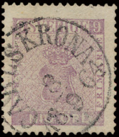 N° 7 '9 öre Violetbruin' Met Prachtige C - Used Stamps