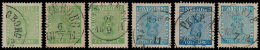 N° 6 En 8 '1858 Wapenschild 5 En 12 Ore' - Used Stamps