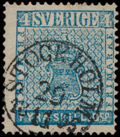 N° 2 '4 Sk Bco Blauw' Met Prachtige Cent - Oblitérés