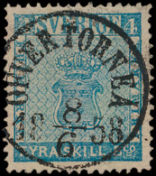 N° 2 '4 Sk Bco Blauw' Met Prachtige Cent - Used Stamps