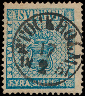 N° 2 '4 Sk Bco Blauw' Met Prachtige Cent - Used Stamps
