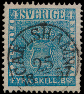 N° 2 '4 Sk Bco Groenachtigblauw' Met Pra - Used Stamps