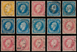 N° 2, 4 (7x) En 5 (7x) 'Oscar I' Zeer Mo - Used Stamps