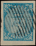 N° 1 '4 S Blauw' Zeer Breed Gerand, Prac - Used Stamps