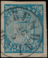 N° 1 '4 S Blauw' Zeer Goed Gerand, Prach - Used Stamps