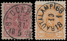 Type N° 16 B En 20A ?????, 2 Zegels Met - Used Stamps