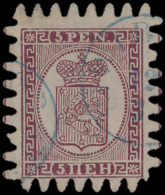 N° 11 '5p Bruinlila, Op Vertikaal Gelijn - Used Stamps