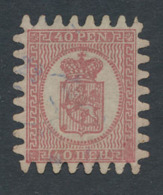 N° 9 '40p Roze Op Lila Papier' Perfecte - Used Stamps