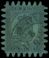 N° 6 '8p Zwart Op Groen Papier' Zeer Moo - Used Stamps