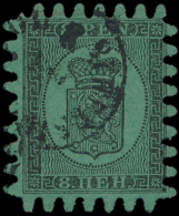 N° 6 '8p Zwart Op Groen Papier', Bijna P - Used Stamps