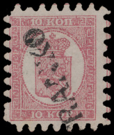 N° 4a '10 K Roze Op Licht Roze' Tanding - Used Stamps