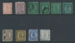 N° 4, 5, 6 (4x), 7 (2x) En 8 (2x), Samen - Used Stamps