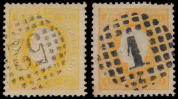 N° 27 'Louis I, 10R Geel En 10R Oranje' - Used Stamps