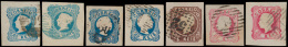 N° 2 (2x), 6-I, 11, 13-I En 15 (2x) '185 - Used Stamps