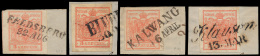 N° 3 '3 Kr Rood' (6x) Zeer Mooie Selecti - Used Stamps