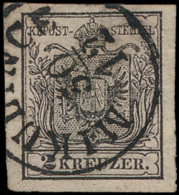 N° 2 '2 Kr Zwart, Type III' Zeer Breed G - Used Stamps