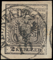 N° 2 '1850, 2 Kr Zwart' In Alle Opzichte - Oblitérés