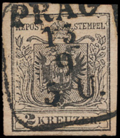 N° 2 '2 Kr Zwart, Type III' Zeer Goed Ge - Used Stamps