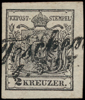 N° 2 '2 Kr Zwart, Type III' Zeer Breed G - Used Stamps