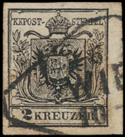 N° 2 '2 Kr Zwart, Type III' Zeer Mooi Ge - Used Stamps