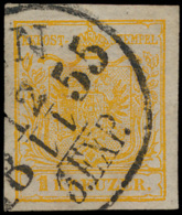 N° 1 '1 Kr Oranjegeel, Type III' Zeer Mo - Used Stamps