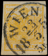 N° 1 '1 Kr Oranjegeel, Type III' Zeer Go - Used Stamps