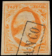 N° 3 '15 Cent Oranje', Zm (NVPH € 170) - Andere & Zonder Classificatie