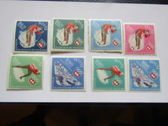 JO221   Panama  Set 8   MNH   Mi 677 - 684  JO Hiver - Winter 1964: Innsbruck