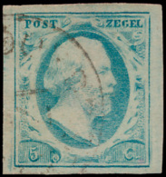 N° 1 '5 Cent Melkblauw' PRACHTEX. (NVPH - Altri & Non Classificati