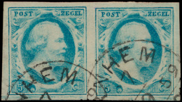 N° 1 '5 Cent Helderblauw Plaat IV 82-83' - Other & Unclassified