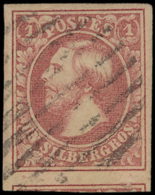 N° 2h '2 Sgr Rose Carminé Foncé' Zeer Br - 1852 Guglielmo III