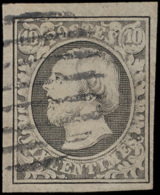 N° 1 I '10c Gris Argent' Zeer Goed Geran - 1852 Guglielmo III