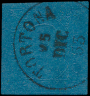 N° 5 '153, 20c Blauw Reliëf', Zm (Yv € 1 - Sardaigne