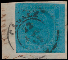 N° 5 '153, 20c Blauw Reliëf' LUXE Zegel - Sardinia