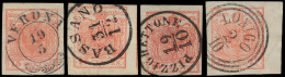 N° 3 '15c Rood' (8x), Prachtige Selectie - Lombardije-Venetië