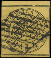 N° 5A '1864, 4 Baj Heldergeel', Zm (Sass - Stato Pontificio