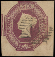 N° 59 '1854, 6d Dull Lilac Embossed' LUX - Gebruikt