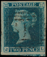 N° 15 '1841, 2 Pence Deep Full Blue, Unu - Used Stamps