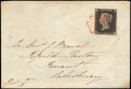 1840, Mooie Brief Van Warminster Naar Sa - Covers & Documents