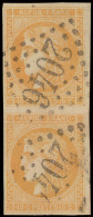 N° 43 Ba '10c Bistre-orange' (In Paar) G - 1871-1875 Ceres