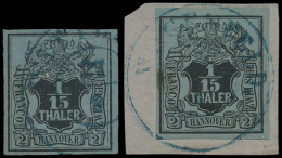 N° 4 '1/15 Thaler Zwart Op Blauwgrijs' ( - Hanover