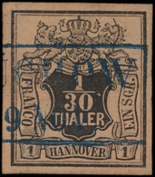 N° 3a '1/30 Thaler Zwart Op Licht Roze' - Hanovre