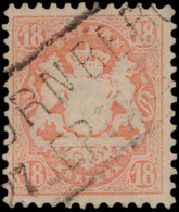 N° 36 '1875, 18 Kr Zinnoberrot' LUXE (Mi - Andere & Zonder Classificatie