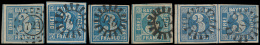 N° 2-II '3 Kr Blauw' (12x), Zeer Breed G - Autres & Non Classés